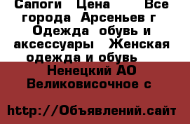 Сапоги › Цена ­ 4 - Все города, Арсеньев г. Одежда, обувь и аксессуары » Женская одежда и обувь   . Ненецкий АО,Великовисочное с.